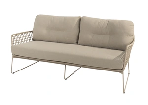 Albano living bench 2.5 seater latte with 3 cushions - afbeelding 1