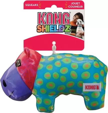 Kong Speelgoed hond shieldz hippo m - afbeelding 1