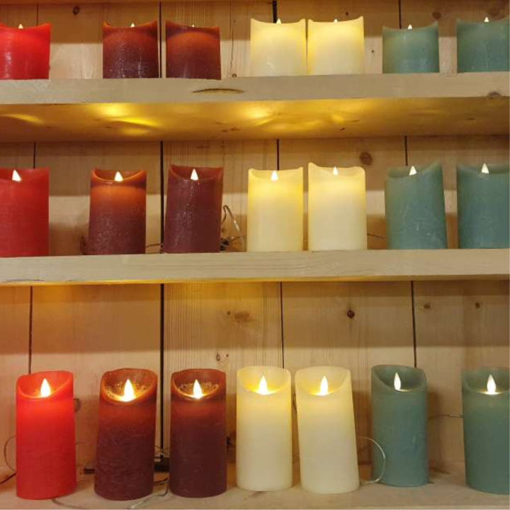LED kaarsen van GroenRijk Beneden Leeuwen!