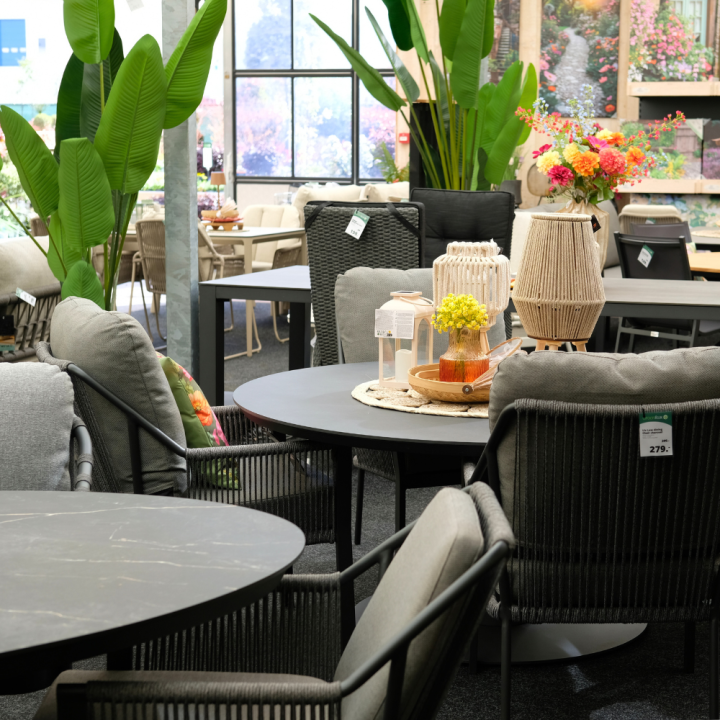 Dining sets van tuincentrum GroenRijk Beneden Leeuwen!