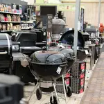 Onze barbecue-afdeling!