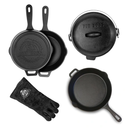 6 piece cast iron starter kit