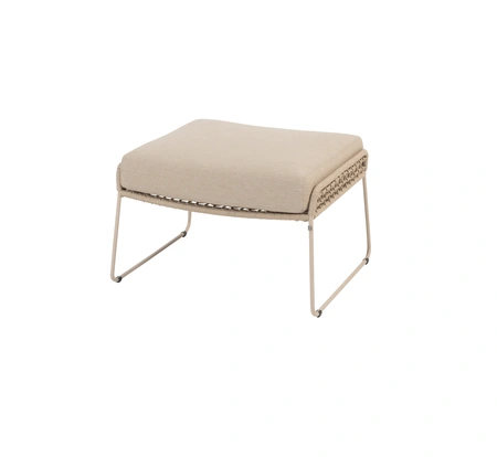Albano footstool latte with cushion