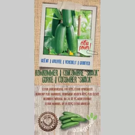 ALLEGROW Geënte Snack komkommer - afbeelding 2