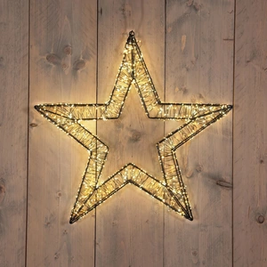 ANNA'S COLLECTION 3d ster metaal 1200l 56x5cm luxery - afbeelding 1