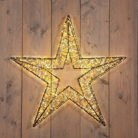ANNA'S COLLECTION 3d ster metaal 1440l 76x8cm luxery - afbeelding 1