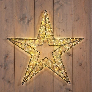 ANNA'S COLLECTION 3d ster metaal 1440l 76x8cm luxery - afbeelding 1
