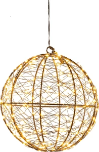 ANNA'S COLLECTION Bal metaal 200led fl. d18cm cw - afbeelding 2