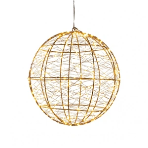 ANNA'S COLLECTION Bal metaal 300led fl. d25cm cw - afbeelding 2