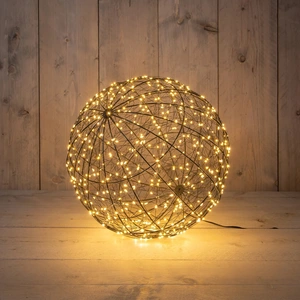 ANNA'S COLLECTION Bal metaal 500led fl. d35cm cw - afbeelding 1
