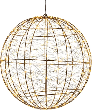 ANNA'S COLLECTION Bal metaal 500led fl. d35cm cw - afbeelding 2
