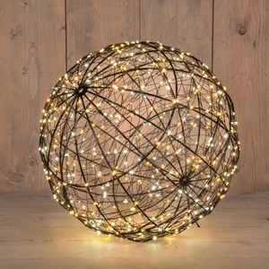 ANNA'S COLLECTION Bal metaal 500led flash d35cm cw/ww - afbeelding 1