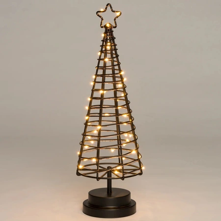 ANNA'S COLLECTION Boom 3d zwart/koper 60l/h36cm cl bo - afbeelding 2