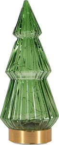 ANNA'S COLLECTION Boom glas h23.5cm groen/gd bo - afbeelding 2