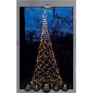 ANNA'S COLLECTION Boom met ster 480led d100h320cm cw