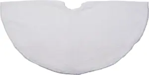 ANNA'S COLLECTION Boomkleed d120cm imitatiebont wit