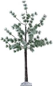 ANNA'S COLLECTION Dennenboom met sneeuw 64l. cw zwrt - afbeelding 2