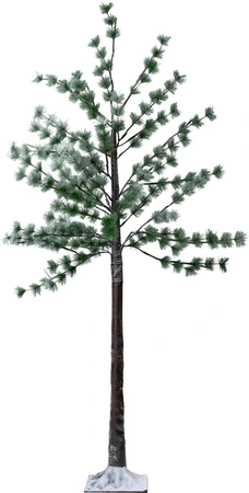 ANNA'S COLLECTION Dennenboom met sneeuw 96l. cw zwrt - afbeelding 2