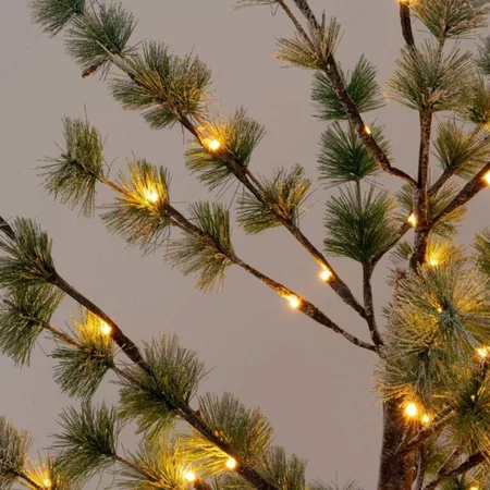 ANNA'S COLLECTION Dennenboom met sneeuw 96l. cw zwrt - afbeelding 3