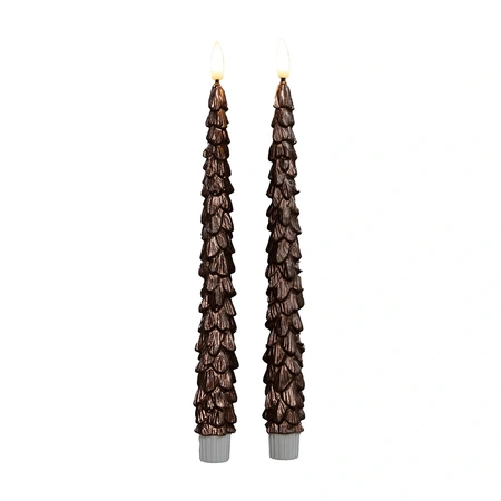ANNA'S COLLECTION Dinerkaars kerstboom 27cm brons - afbeelding 2