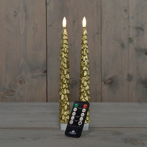 ANNA'S COLLECTION Dinerkaars kerstboom 27cm goud - afbeelding 1