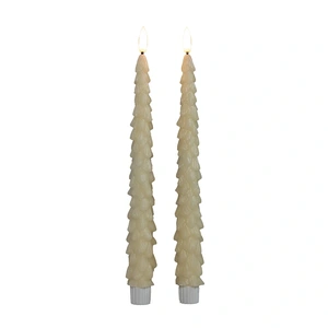 ANNA'S COLLECTION Dinerkaars kerstboom 27cm ivoor - afbeelding 2