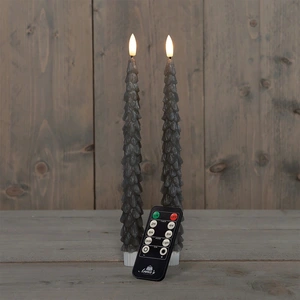 ANNA'S COLLECTION Dinerkaars kerstboom 27cm taupe - afbeelding 1