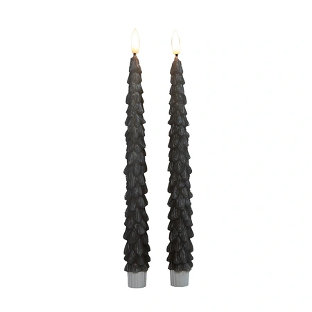 ANNA'S COLLECTION Dinerkaars kerstboom 27cm taupe - afbeelding 2