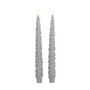 ANNA'S COLLECTION Dinerkaars kerstboom 27cm wit - afbeelding 2