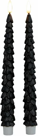 ANNA'S COLLECTION Dinerkaars kerstboom 27cm zwart - afbeelding 2