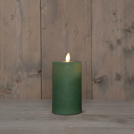 ANNA'S COLLECTION Kaars led oplaadbaar 15x7.5cm jade - afbeelding 1