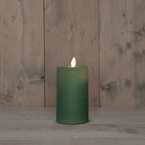 ANNA'S COLLECTION Kaars led oplaadbaar 15x7.5cm jade - afbeelding 2