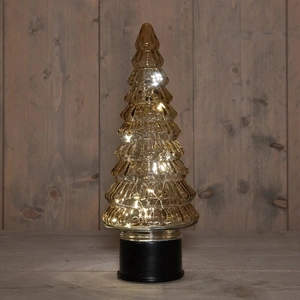 ANNA'S COLLECTION Kerstboom draaiend led 35x13cm ambr - afbeelding 3