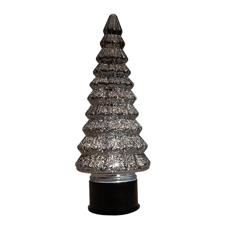 ANNA'S COLLECTION Kerstboom draaiend led 35x13cm antr - afbeelding 2