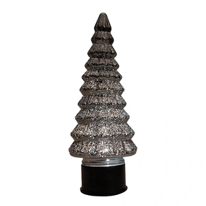 ANNA'S COLLECTION Kerstboom draaiend led 35x13cm antr - afbeelding 2