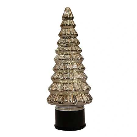 ANNA'S COLLECTION Kerstboom draaiend led 35x13cm goud - afbeelding 2