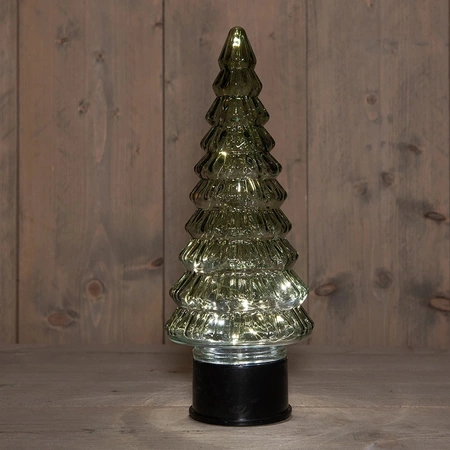 ANNA'S COLLECTION Kerstboom draaiend led 35x13cm grn - afbeelding 1