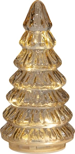ANNA'S COLLECTION Kerstboom glas 18.5x9cm amber - afbeelding 2