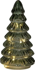 ANNA'S COLLECTION Kerstboom glas 18.5x9cm groen - afbeelding 2