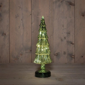 ANNA'S COLLECTION Kerstboom glas 33x11cm groen