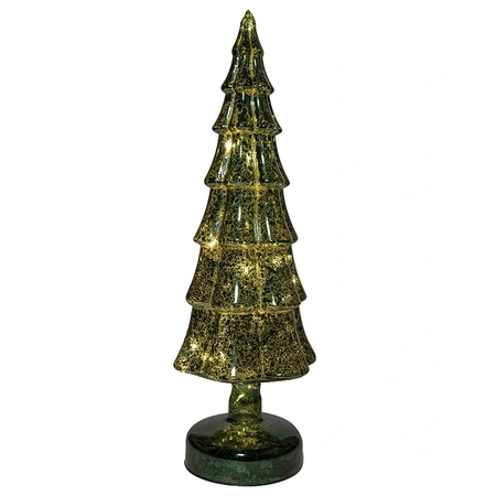 ANNA'S COLLECTION Kerstboom glas 33x11cm groen - afbeelding 2
