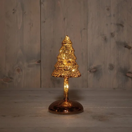 ANNA'S COLLECTION Kerstboom op stam h20.5cm brn