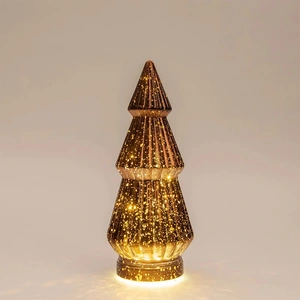 ANNA'S COLLECTION Kerstboompje 10led 23.5x10cm brns - afbeelding 2