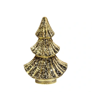 ANNA'S COLLECTION Kerstboompje 10led 24x15.5cm goud - afbeelding 2