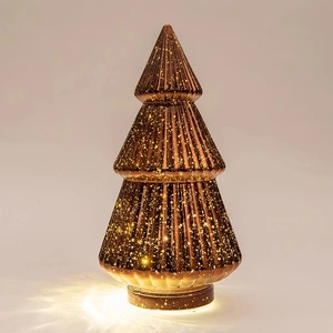 ANNA'S COLLECTION Kerstboompje 10led 28.5x15cm brns - afbeelding 2