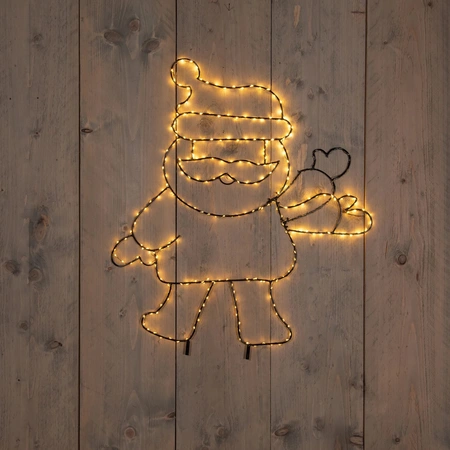 ANNA'S COLLECTION Kerstman zwaaiend 300led 60x50cm - afbeelding 1