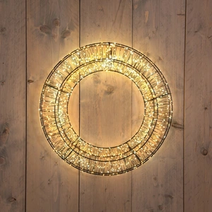 ANNA'S COLLECTION Krans metaal 1400led d48cm cw/ww - afbeelding 2