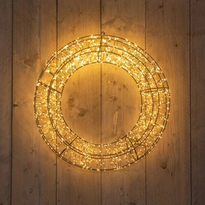 ANNA'S COLLECTION Krans metaal 1800led 58x12cm cw - afbeelding 1