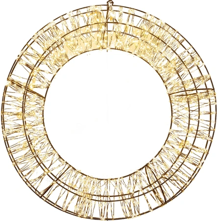 ANNA'S COLLECTION Krans metaal 1800led 58x12cm cw - afbeelding 2
