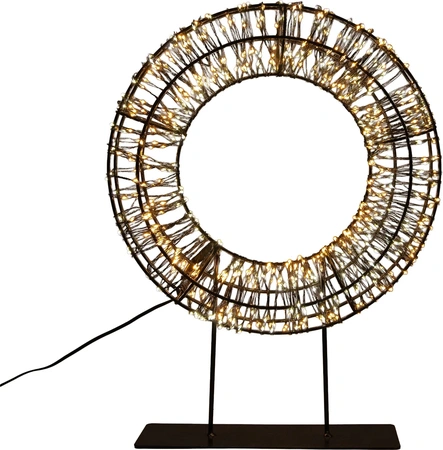 ANNA'S COLLECTION Krans op voet 800l 28x6cm luxury - afbeelding 2
